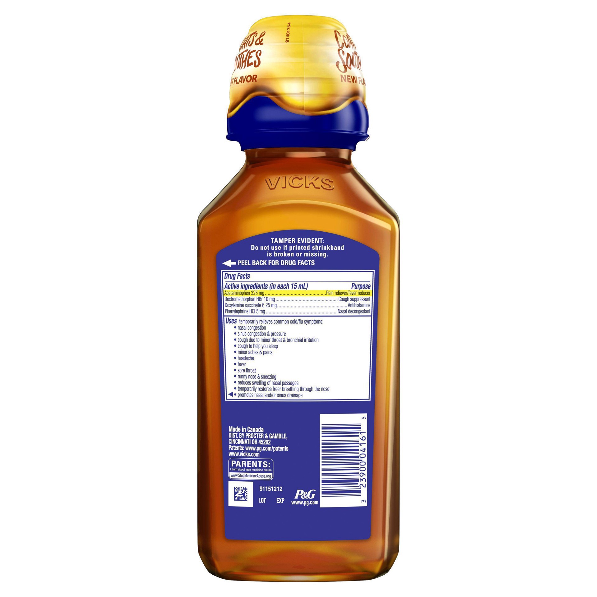 slide 8 of 9, Vicks NyQuil Severe Cold & Flu Medicine Liquid - Honey - 12 fl oz, 12 fl oz