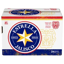Estrella Jalisco Mexican Import Beer, 24 Pack 12 fl oz Bottles