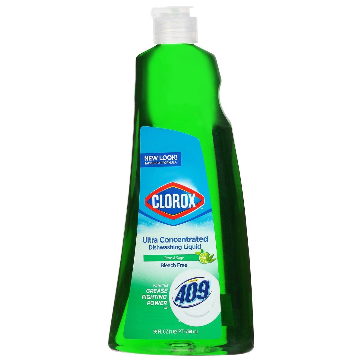 slide 4 of 13, Clorox Citrus & Sage Ultra Concentrated Dishwashing Liquid 26 fl oz, 26 fl oz