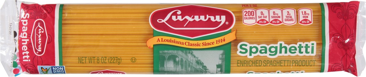 slide 13 of 13, Luxury Spaghetti 8 oz, 8 oz
