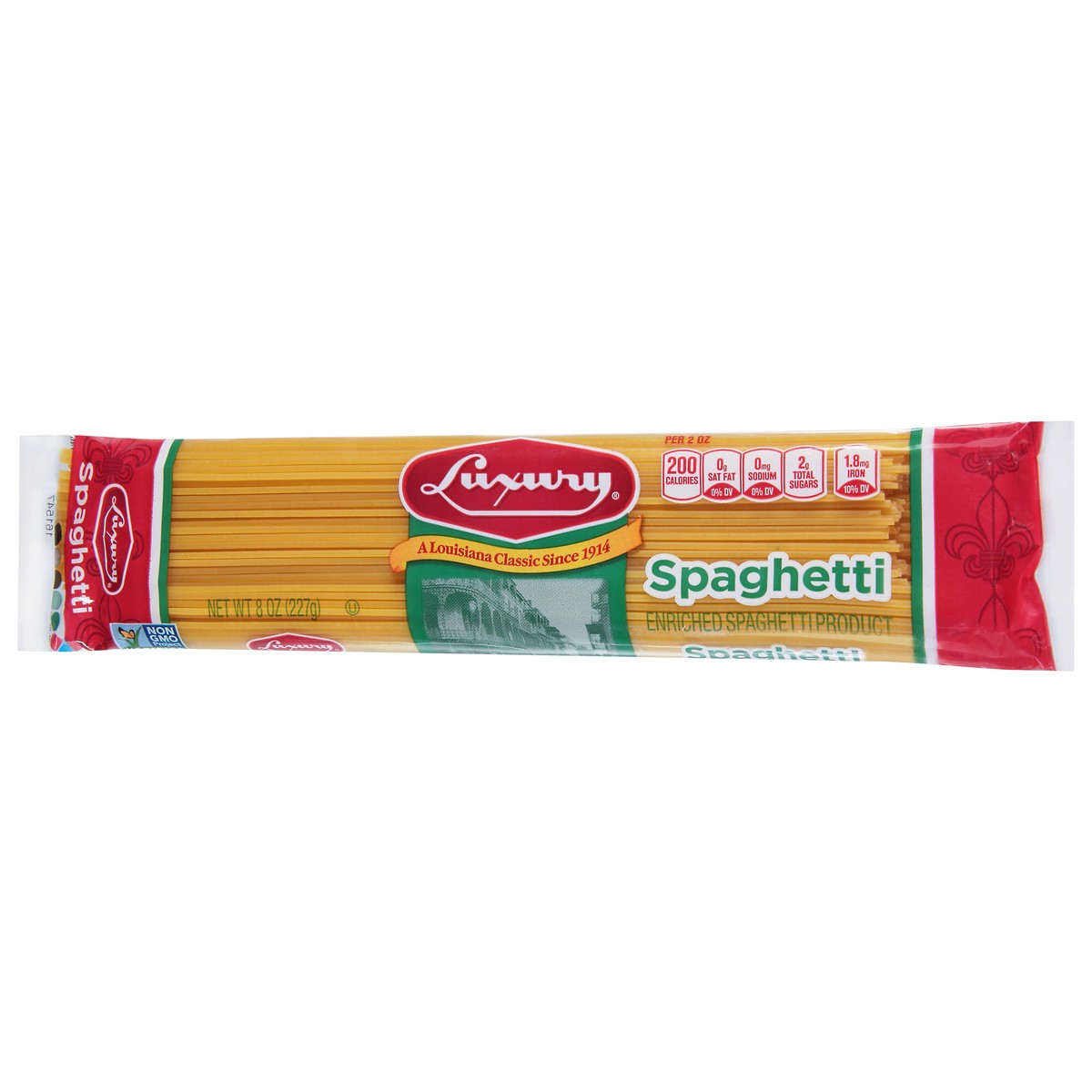 slide 11 of 13, Luxury Spaghetti 8 oz, 8 oz