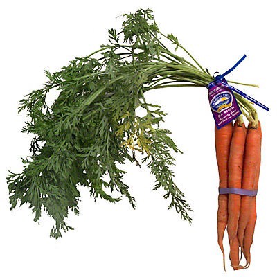 slide 1 of 1, Produce Organic Carrots Bunch, 1 Each, 1 ct