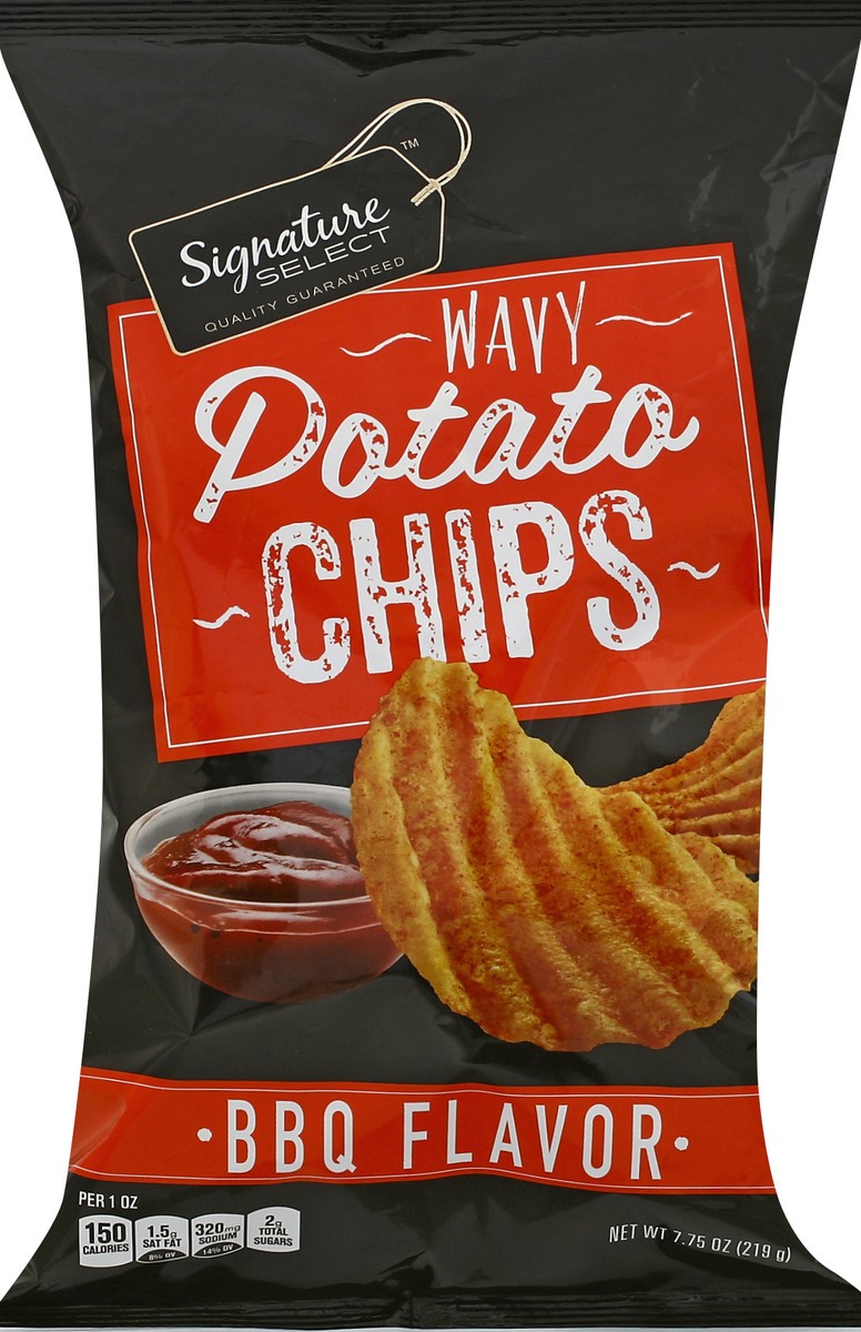 slide 1 of 6, Signature Select Potato Chips 7.75 oz, 7.75 oz