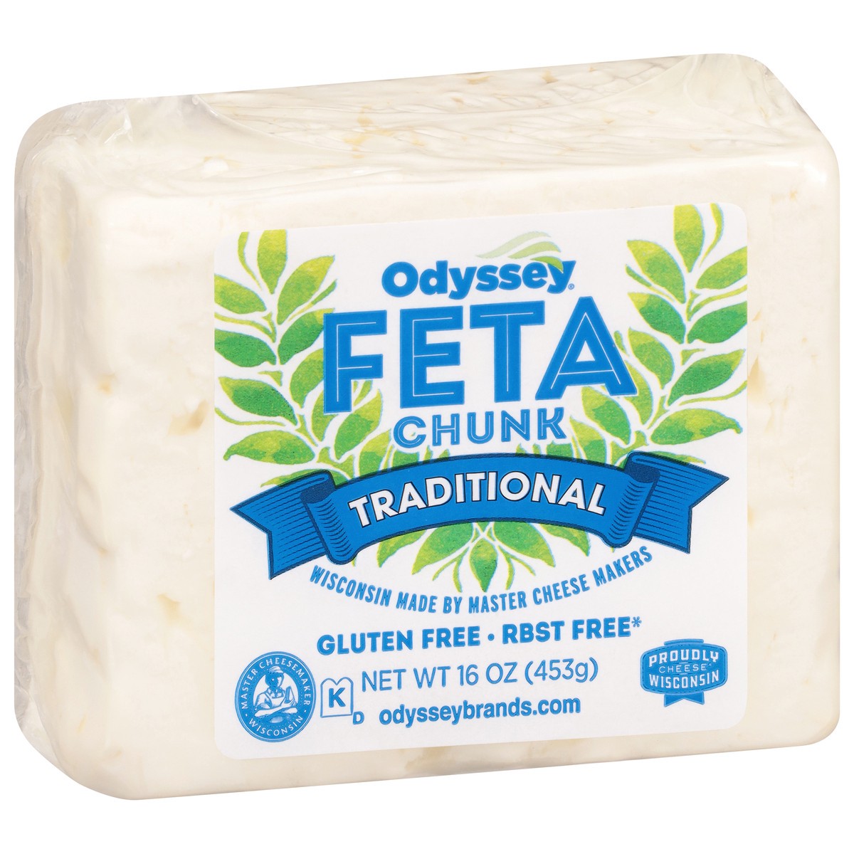 slide 7 of 14, Odyssey Chunk Traditional Feta Cheese 16 oz, 16 oz