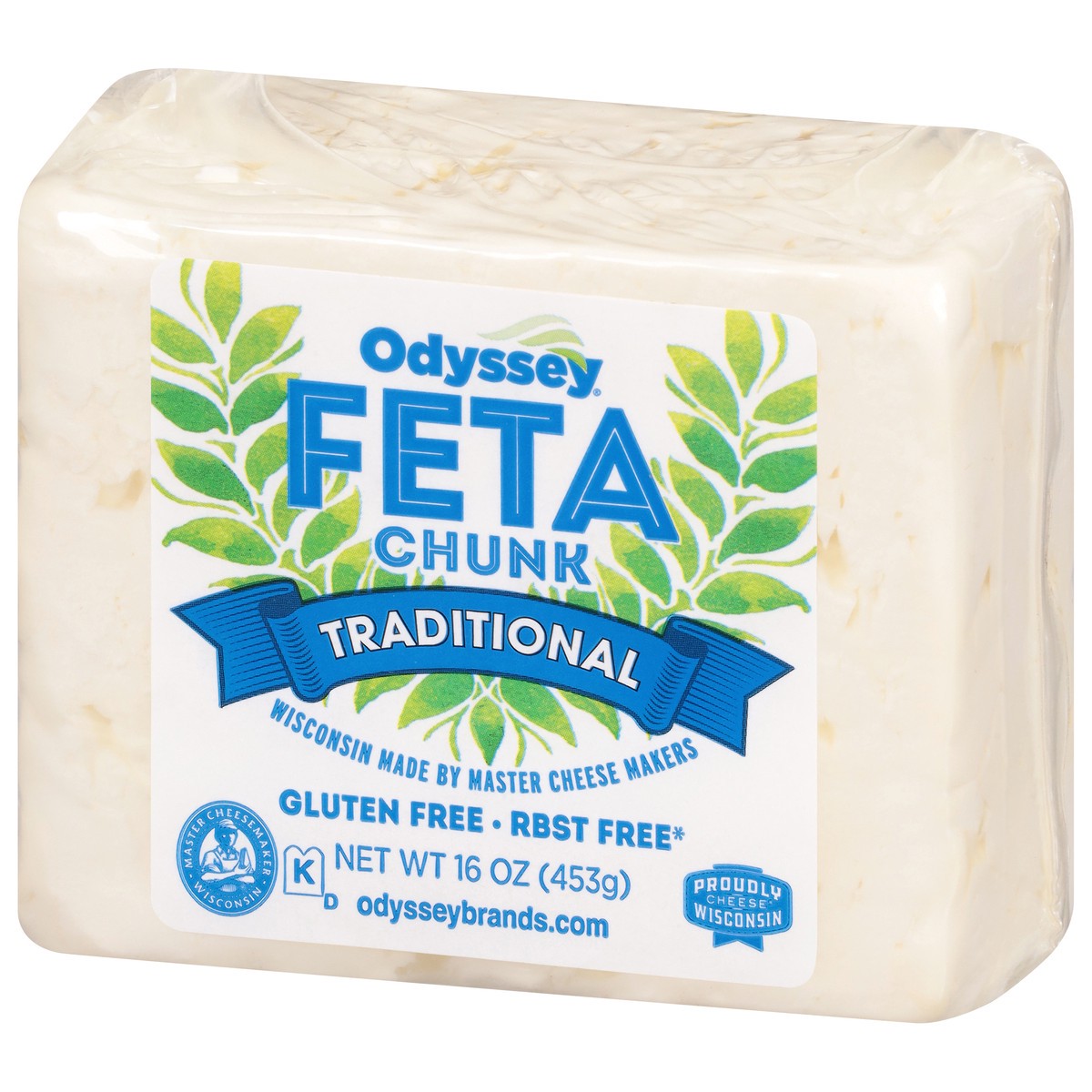 slide 6 of 14, Odyssey Chunk Traditional Feta Cheese 16 oz, 16 oz