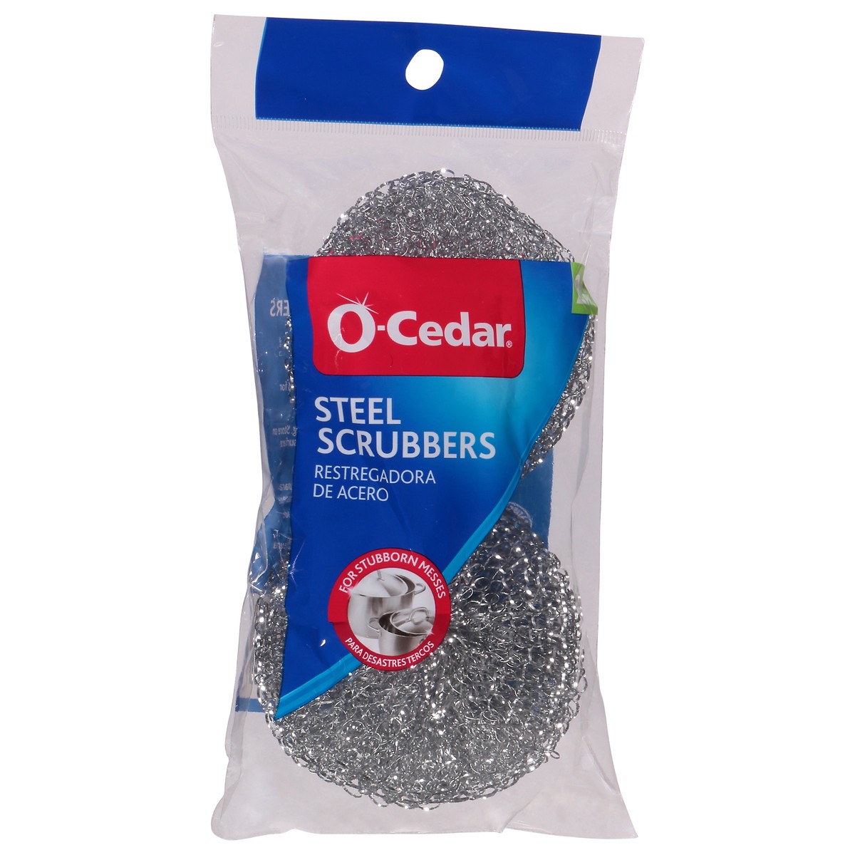slide 8 of 9, O-Cedar 2 Pack Steel Scrubbers 2 ea Bag, 2 ct