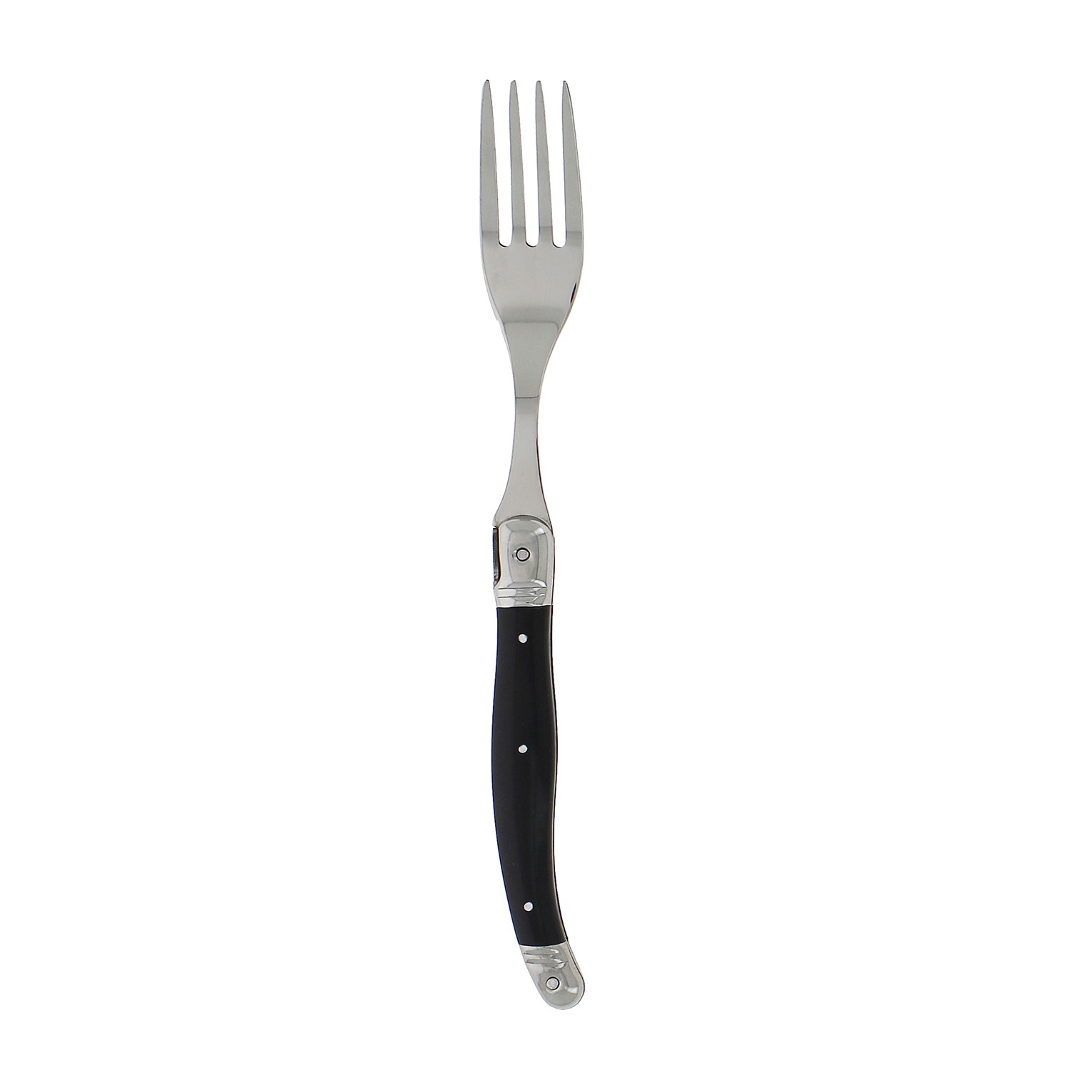 slide 1 of 1, French Home Laguiole Style Fork, Black, 1 ct