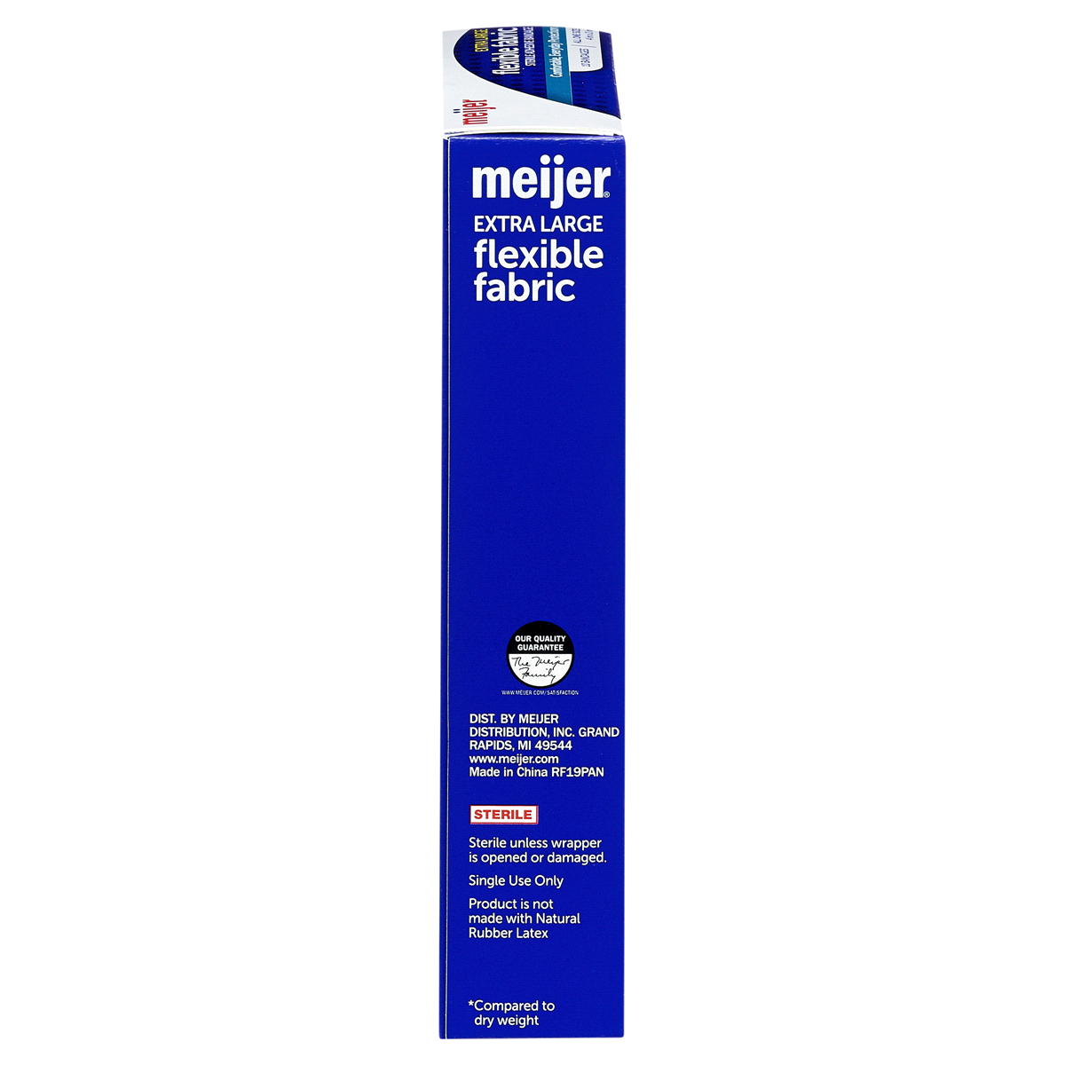 slide 5 of 9, Meijer Flexible Fabric Bandages, Extra Large, 10 ct