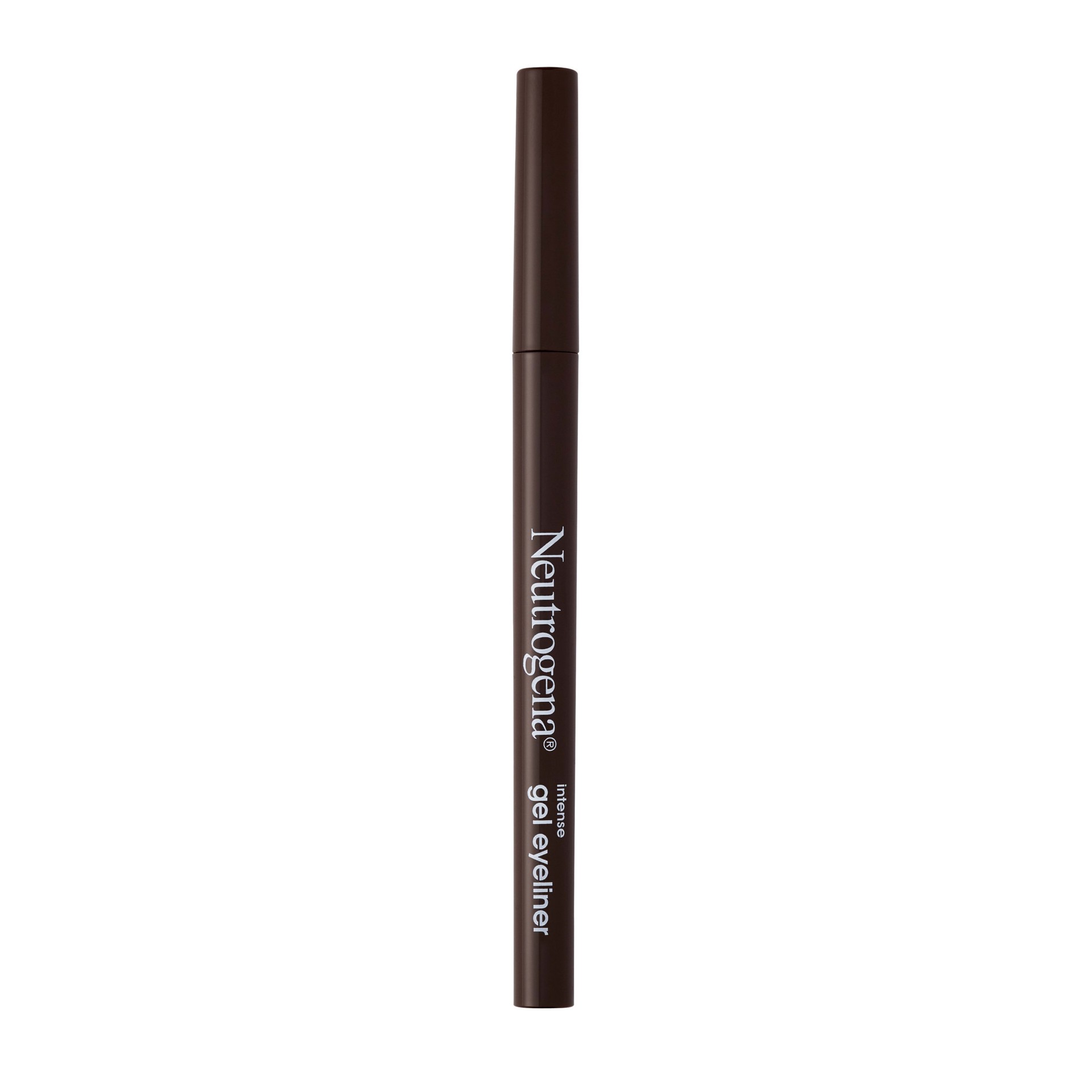 slide 1 of 17, Neutrogena Intense Gel Eyeliner with Antioxidant Vitamin E, Smudge- & Water-Resistant Eyeliner Makeup for Precision Application, Dark Brown, 0.004 oz, 0 oz