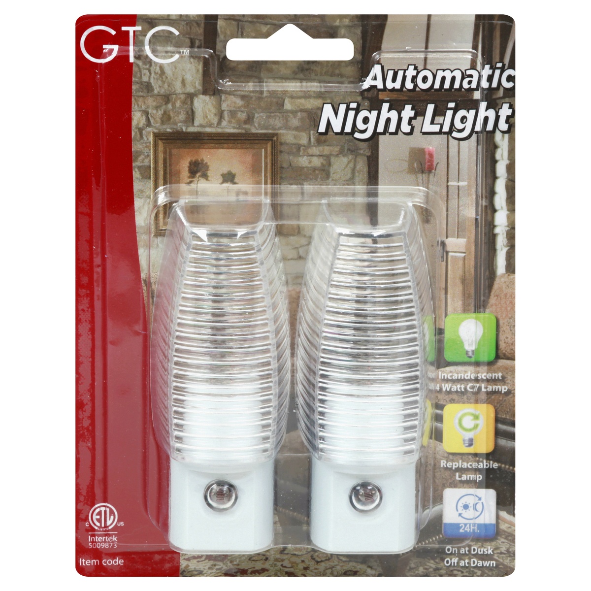 slide 1 of 1, Good Choice Automatic Night Lights, 2 ct