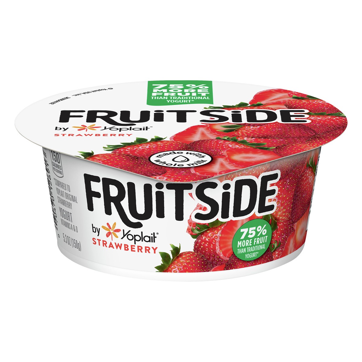 slide 2 of 13, Yoplait FruitSide Strawberry Yogurt 5.3 oz, 5.3 oz