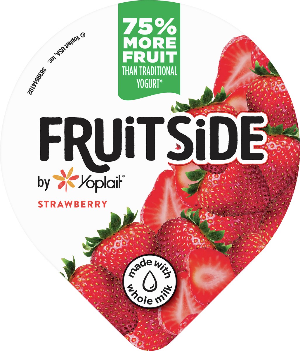 slide 9 of 13, Yoplait FruitSide Strawberry Yogurt 5.3 oz, 5.3 oz