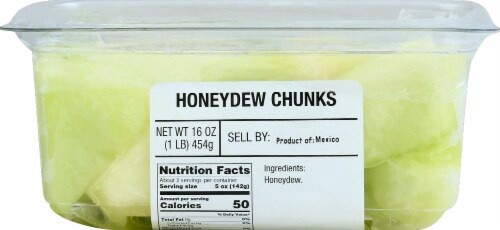 slide 1 of 1, Harris Teeter Farmers Market Honeydew Chunks, 16 oz