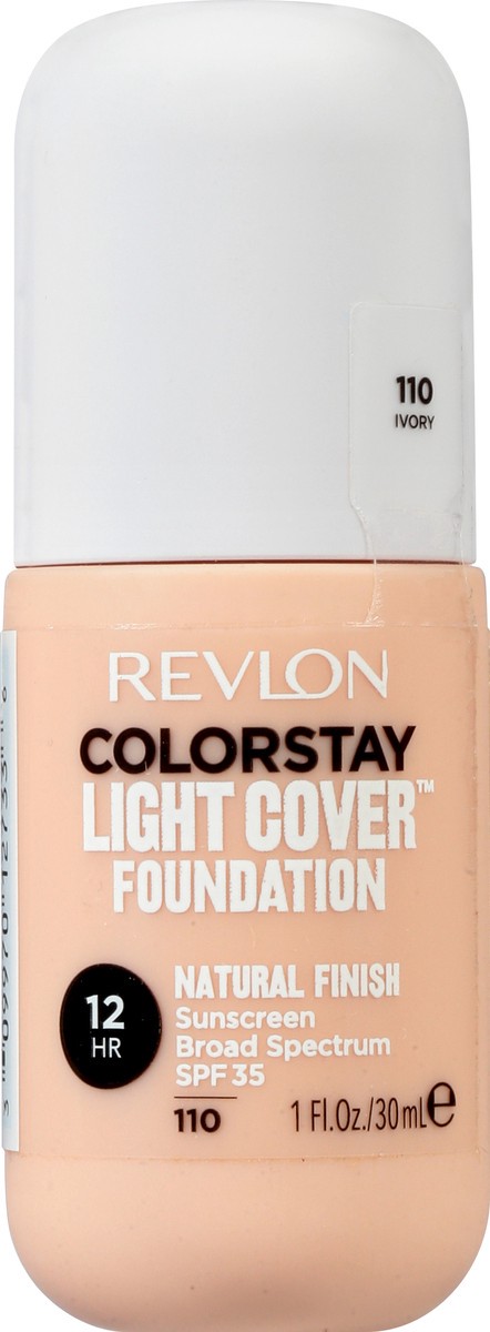 slide 4 of 11, Colorstay Broad Spectrum SPF 35 Ivory 110 Light Cover Foundation 1 oz, 1 oz