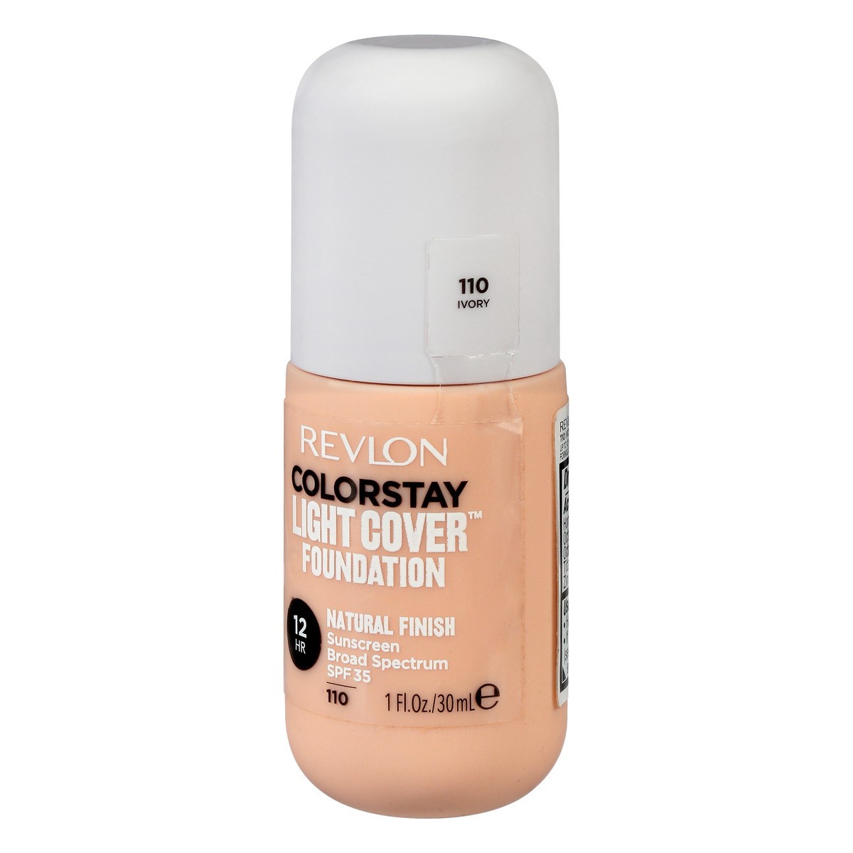 slide 10 of 11, Colorstay Broad Spectrum SPF 35 Ivory 110 Light Cover Foundation 1 oz, 1 oz