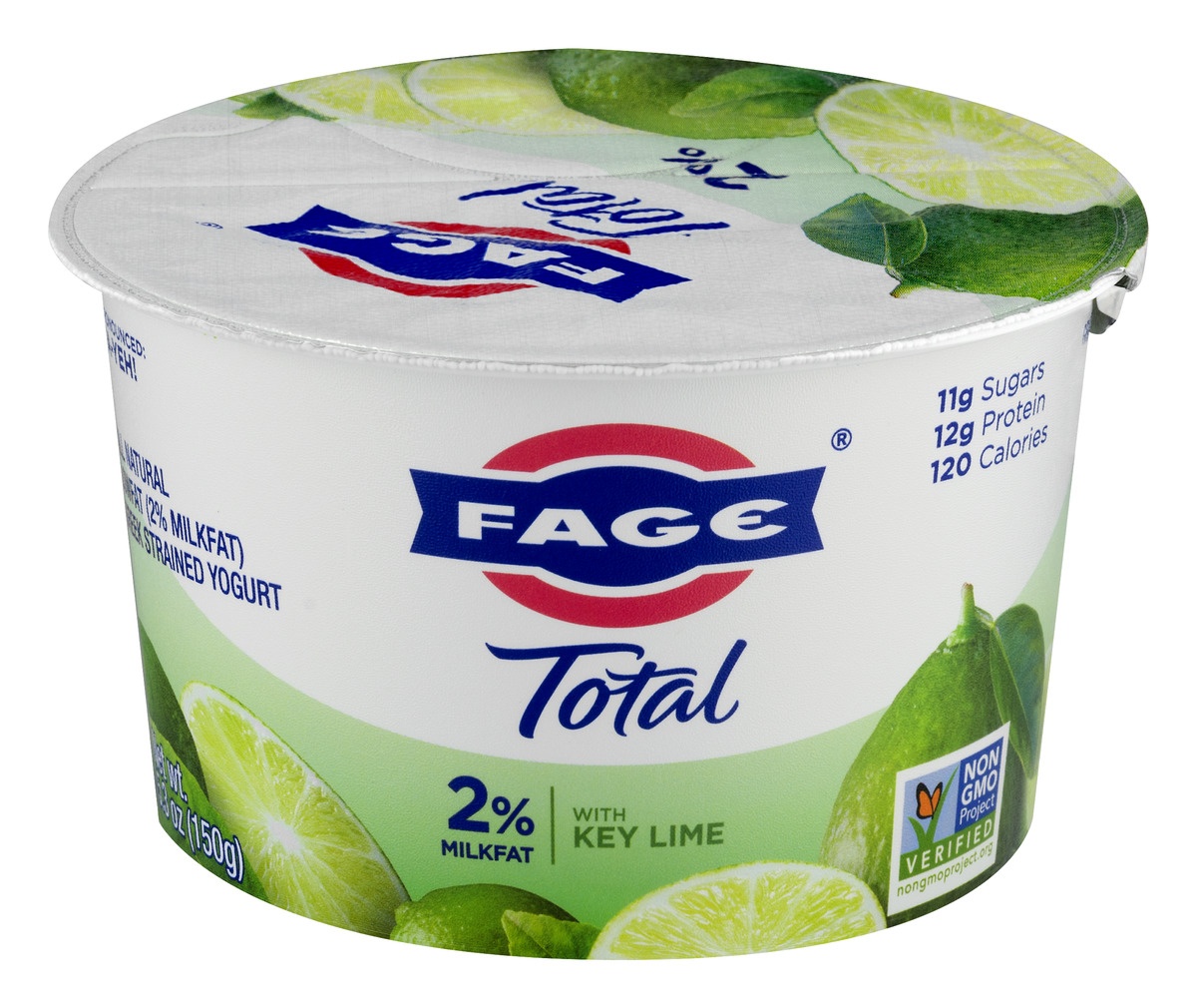 slide 1 of 11, Fage Total Lowfat Greek Strained Yogurt Key Lime, 5.3 oz