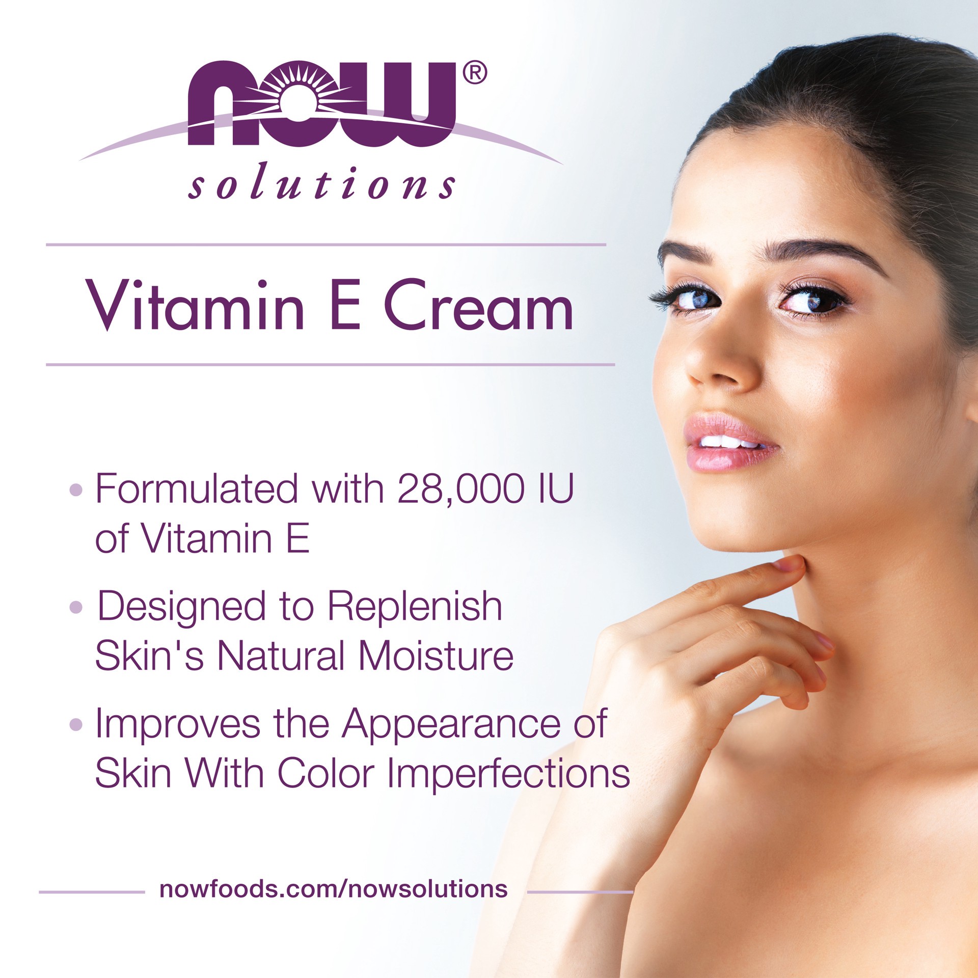 slide 4 of 4, Now Naturals Vitamin E Cream, 4 fl oz