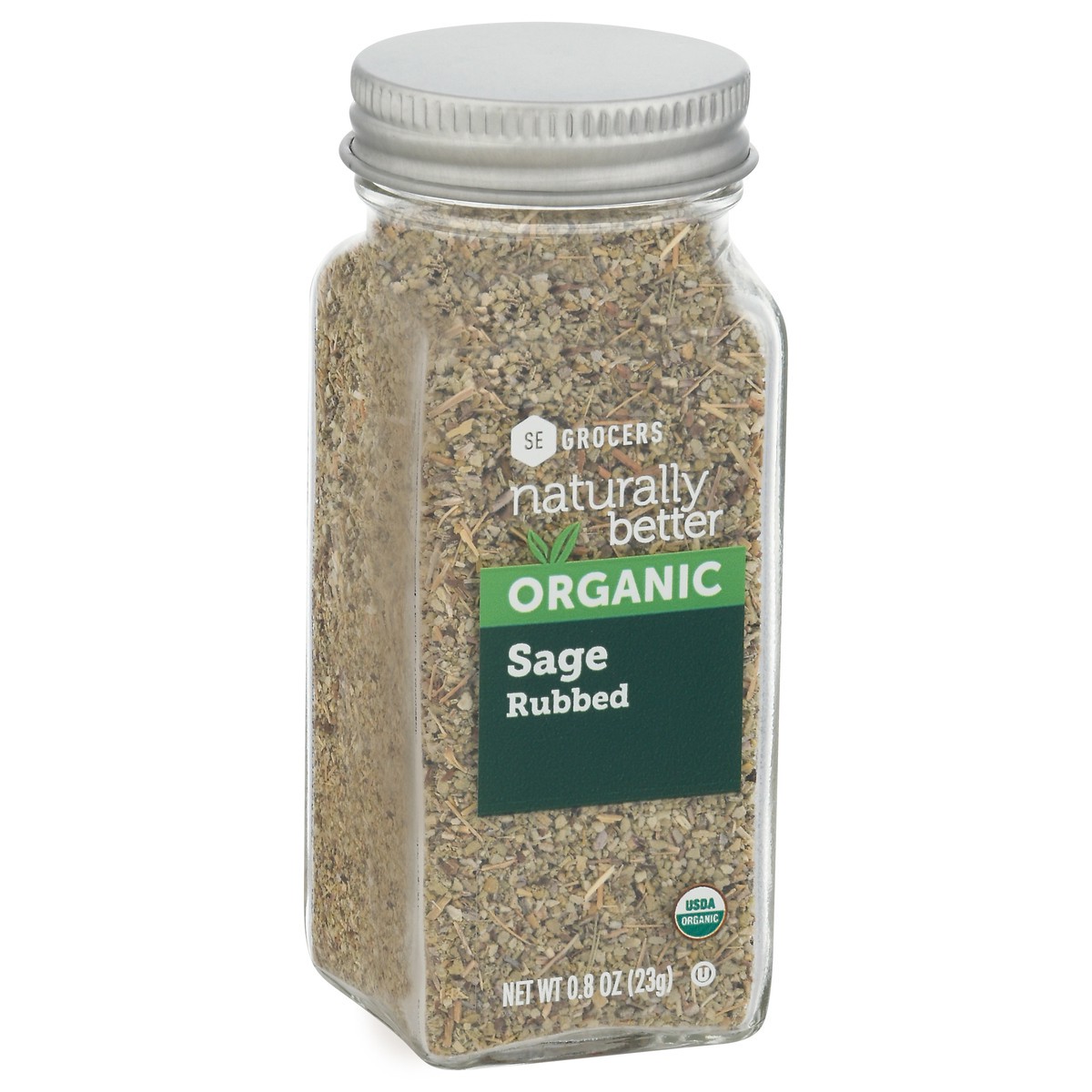 slide 9 of 9, SE Grocers Naturally Better Org Rubbed Sage, 0.8 oz