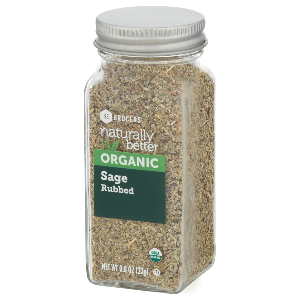 slide 3 of 9, SE Grocers Naturally Better Org Rubbed Sage, 0.8 oz