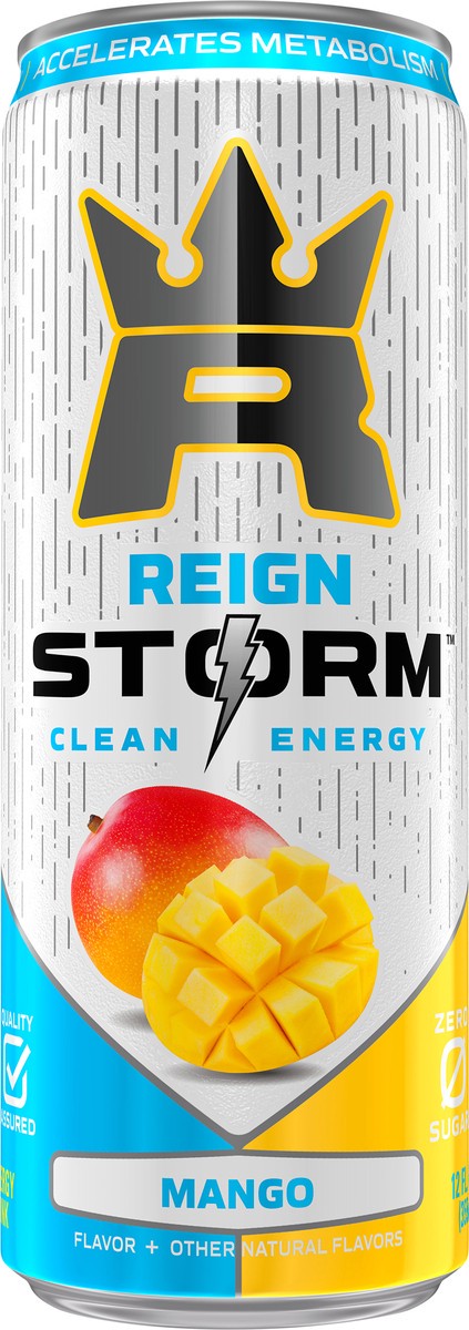 slide 7 of 7, Reign Storm Mango 12/12oz, 12 fl oz