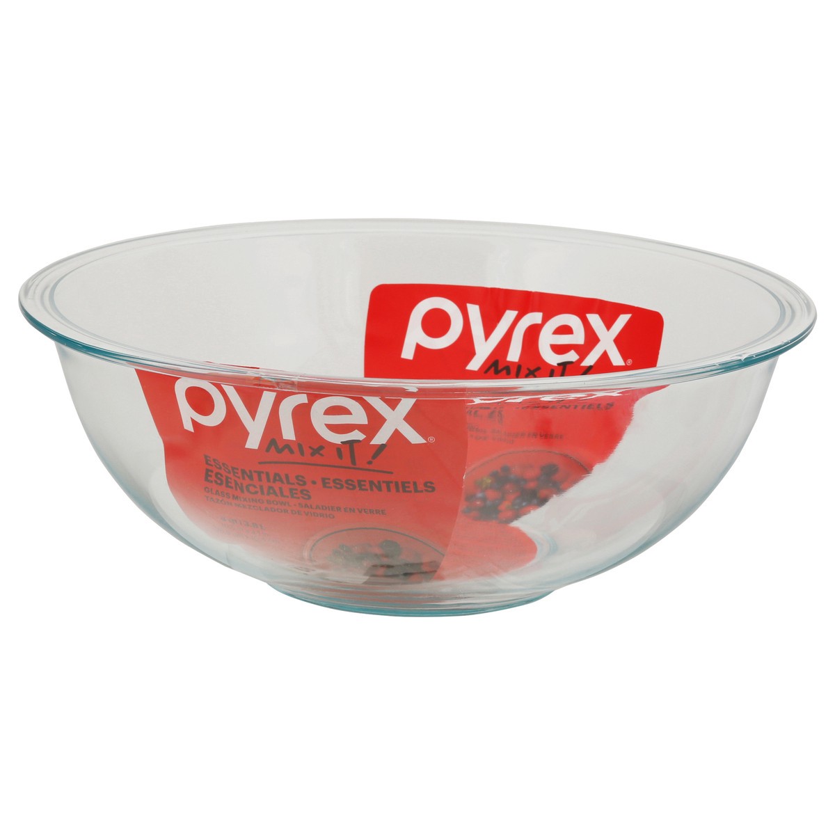 slide 3 of 9, Pyrex Mixing Bowl - 4qt, 1 ct