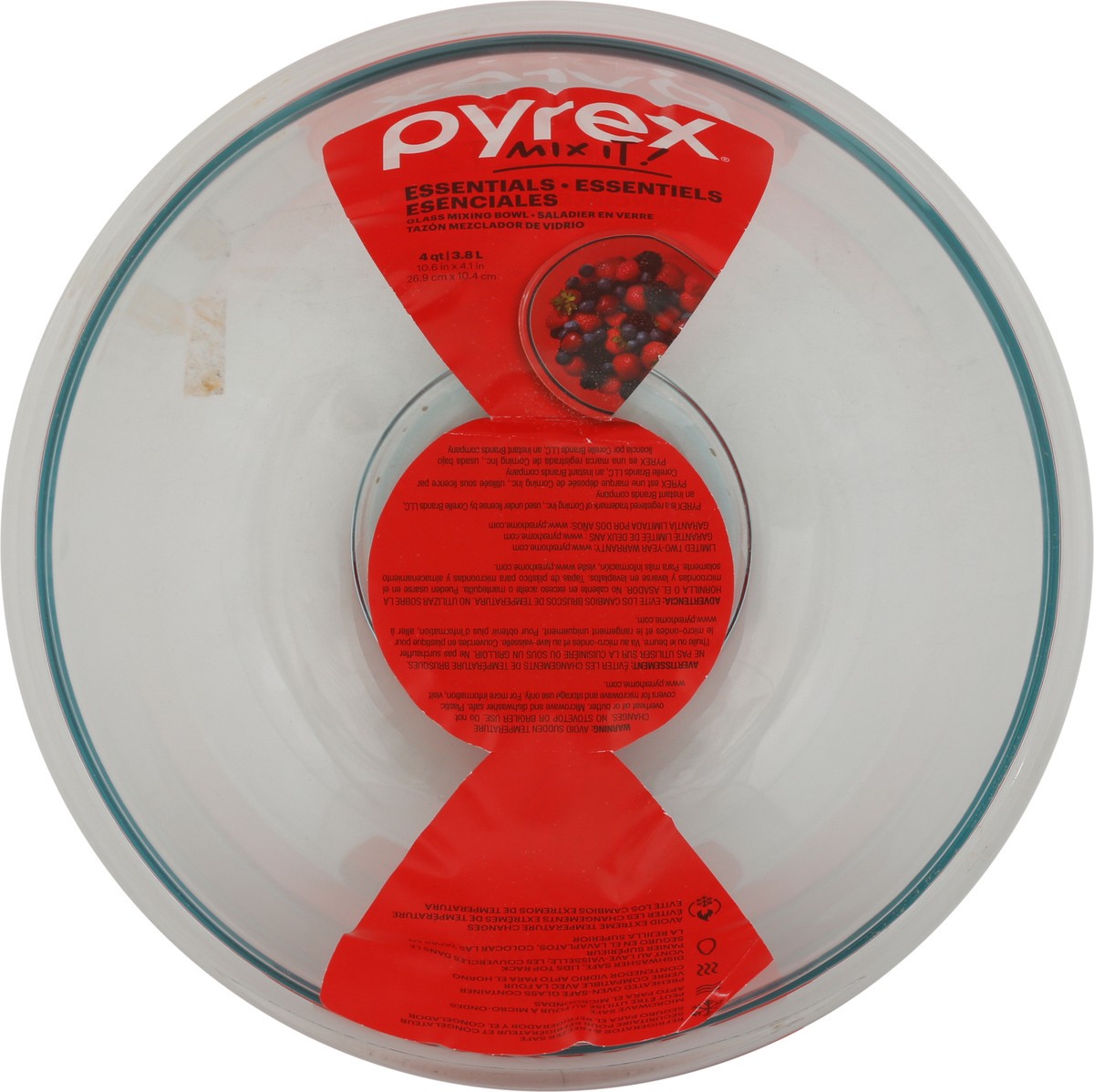 slide 2 of 9, Pyrex Mixing Bowl - 4qt, 1 ct