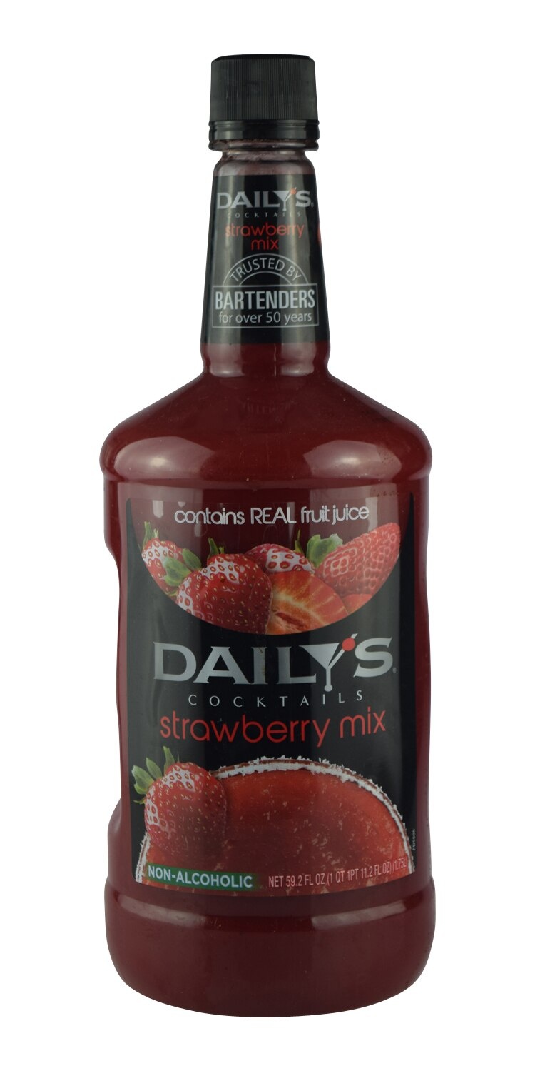 slide 1 of 1, Daily's Strawberry Daiquari Mix, 1.75 liter