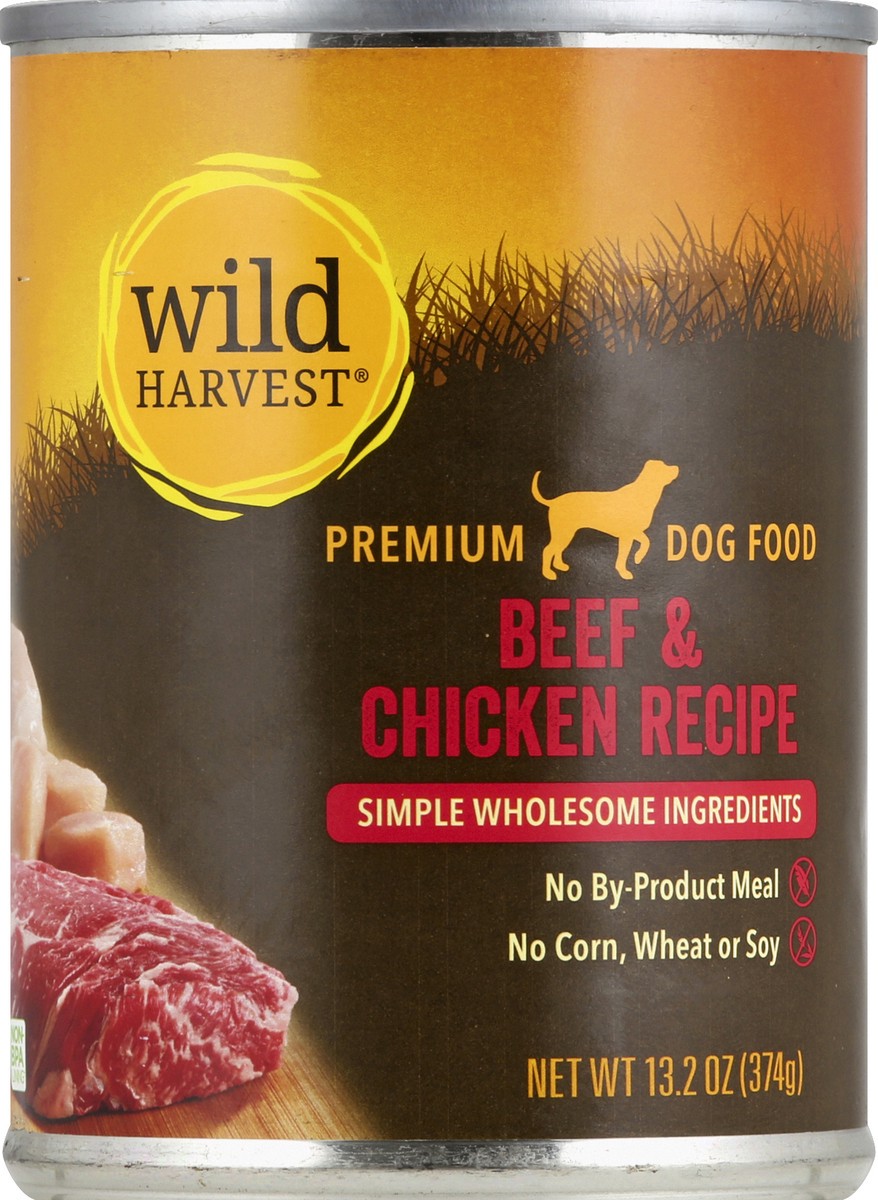 slide 1 of 1, Wild Harvest Beef & Chicken Dog Food, 13.2 oz