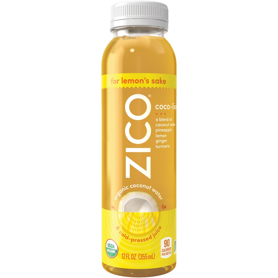 slide 1 of 1, Zico Coco-Lixing For Lemon's Sake Juice Blend, 12 fl oz