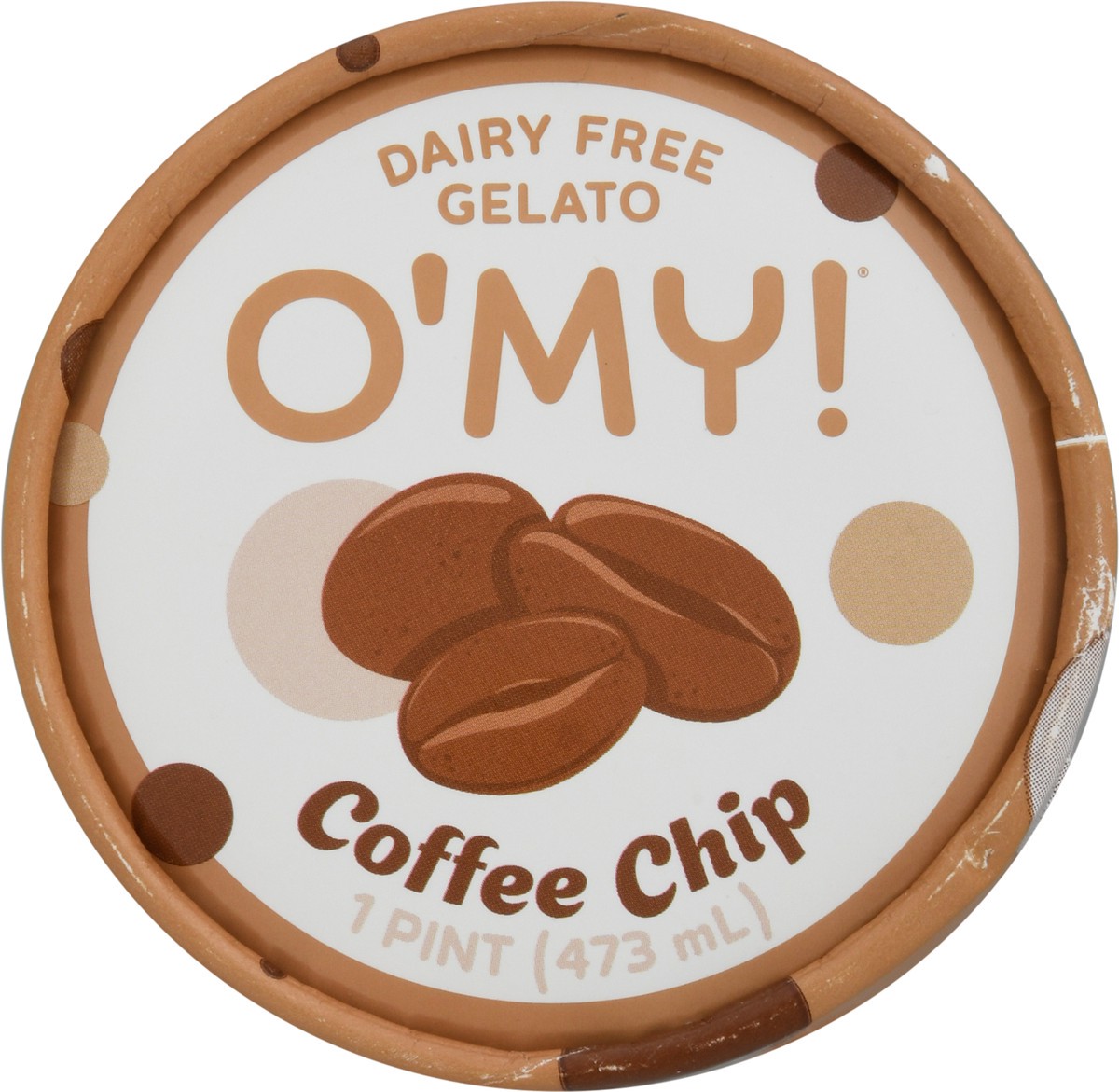 slide 7 of 13, O'My! Dairy Free Coffee Chip Gelato 1 pt, 1 pint