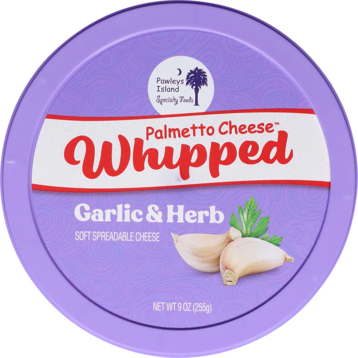 slide 8 of 13, Palmetto Cheese Spreadable Soft Whipped Garlic & Herb Cheese 9 oz, 9 oz