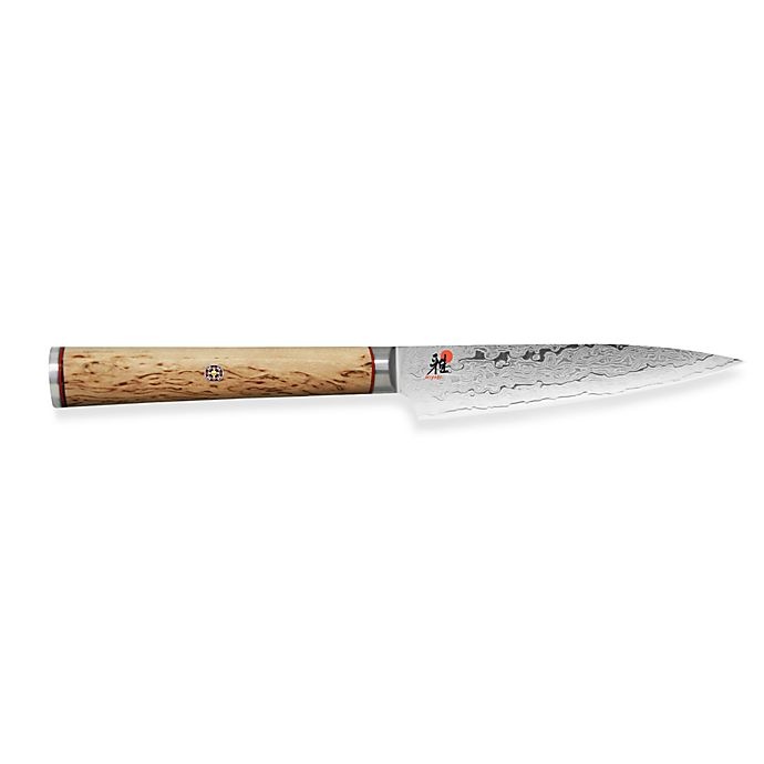 slide 1 of 1, MIYABI Birchwood Paring Knife, 3.5 in