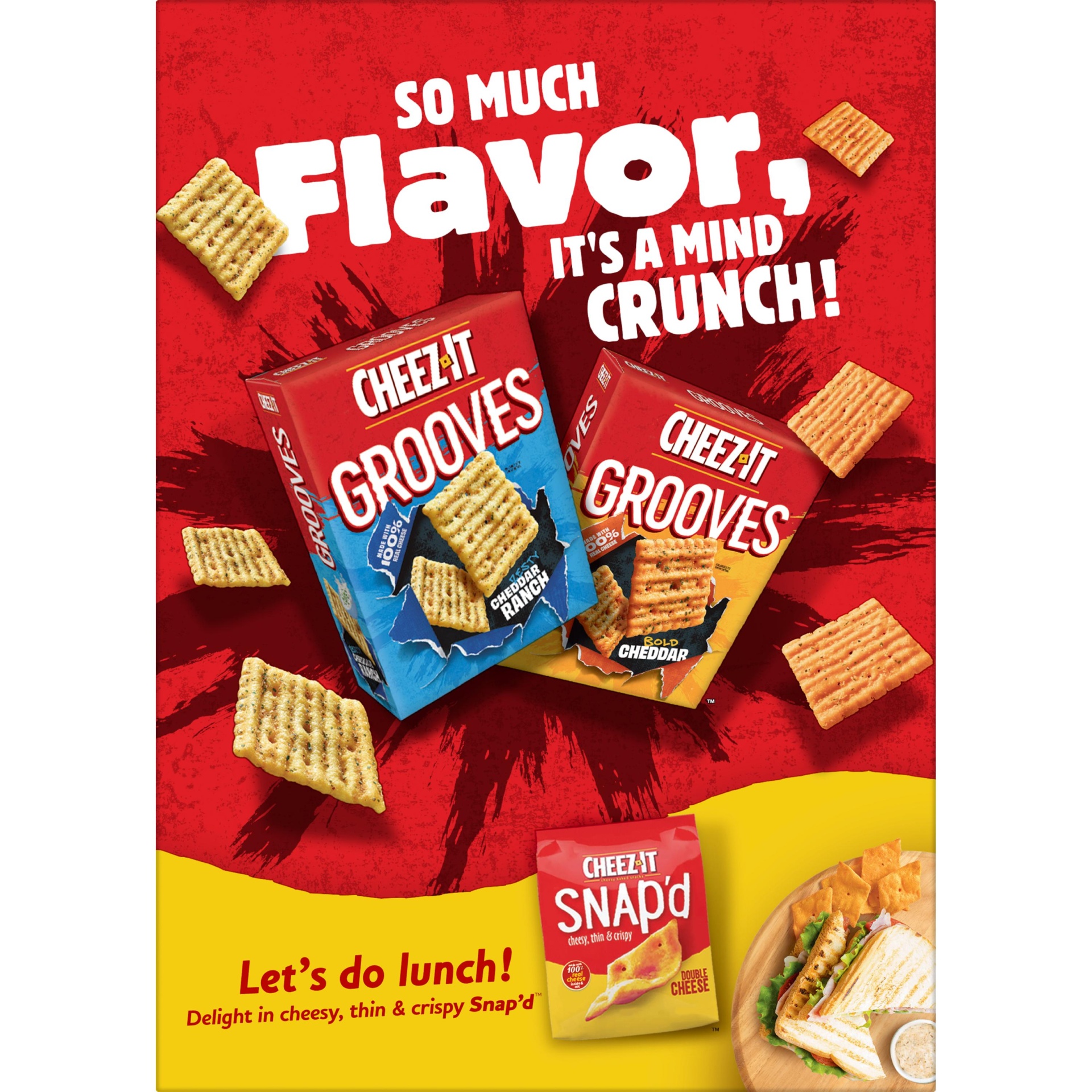 slide 2 of 7, Cheez-It Cheese Crackers, Baked Snack Crackers, White Cheddar, 21 oz