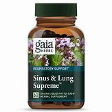 slide 1 of 1, Gaia Herbs Sinus & Lung Supreme (Veggie Caps), 60 ct