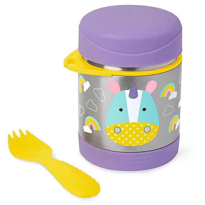 slide 2 of 5, Skip Hop SKIP*HOP Zoo Insulated Food Jar - Unicorn, 11 oz