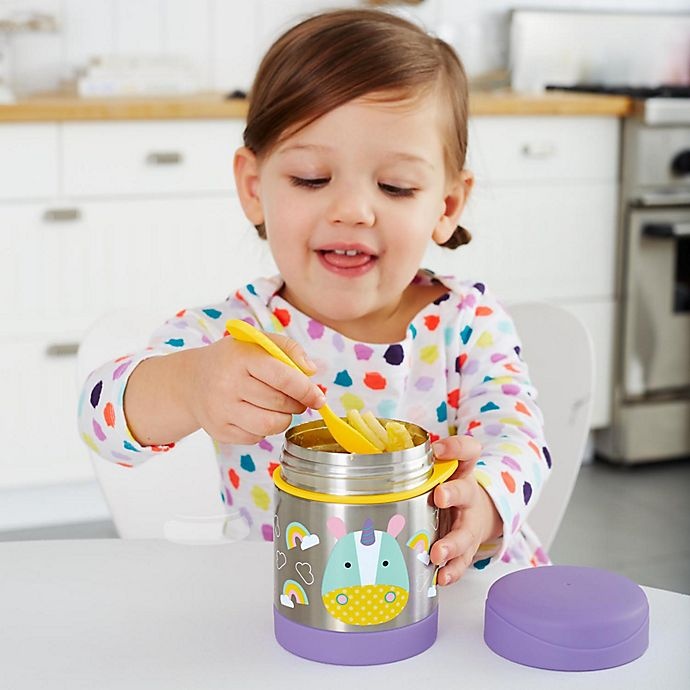 slide 3 of 5, Skip Hop SKIP*HOP Zoo Insulated Food Jar - Unicorn, 11 oz