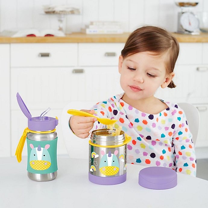 slide 5 of 5, Skip Hop SKIP*HOP Zoo Insulated Food Jar - Unicorn, 11 oz