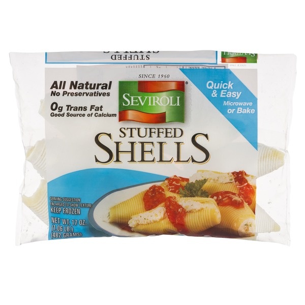 slide 1 of 1, Seviroli Stuffed Shells, 17 oz