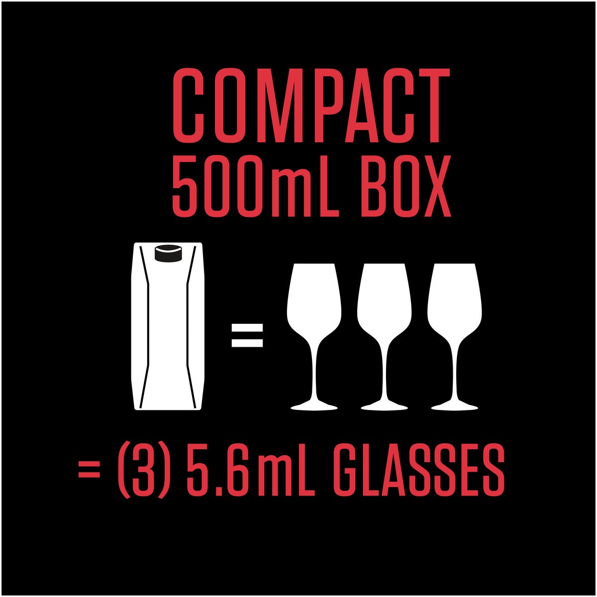 slide 3 of 6, Black Box Red Wine, 500 ml