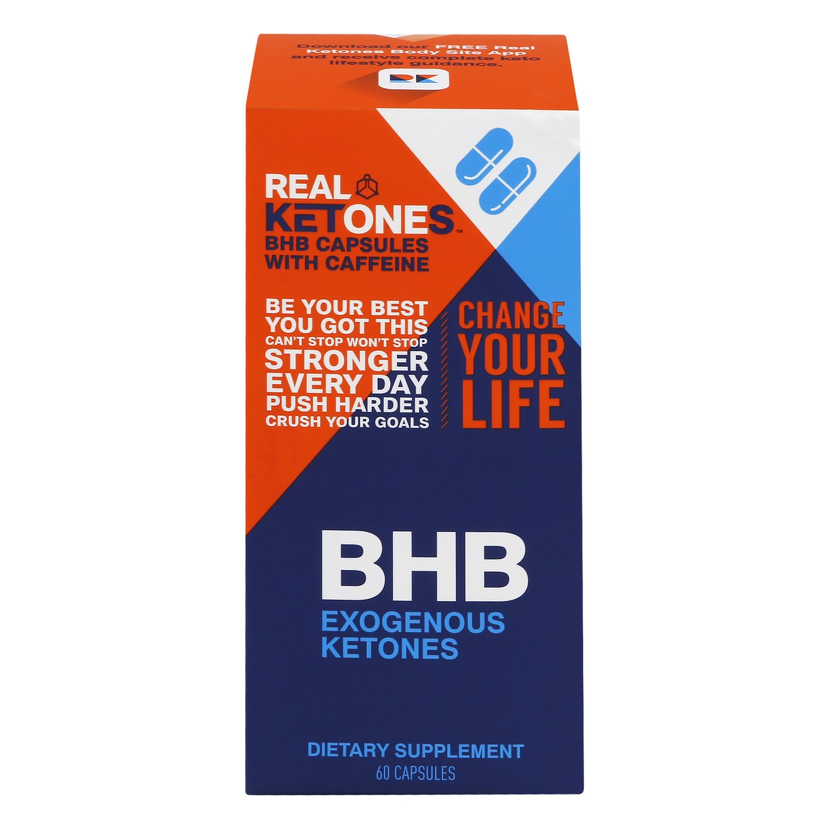slide 1 of 9, Real Ketones Dietary Supplement For Weight Loss, 60 ct