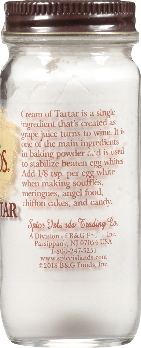 slide 5 of 10, Spice Islands Cream of Tartar 3 oz, 3 oz