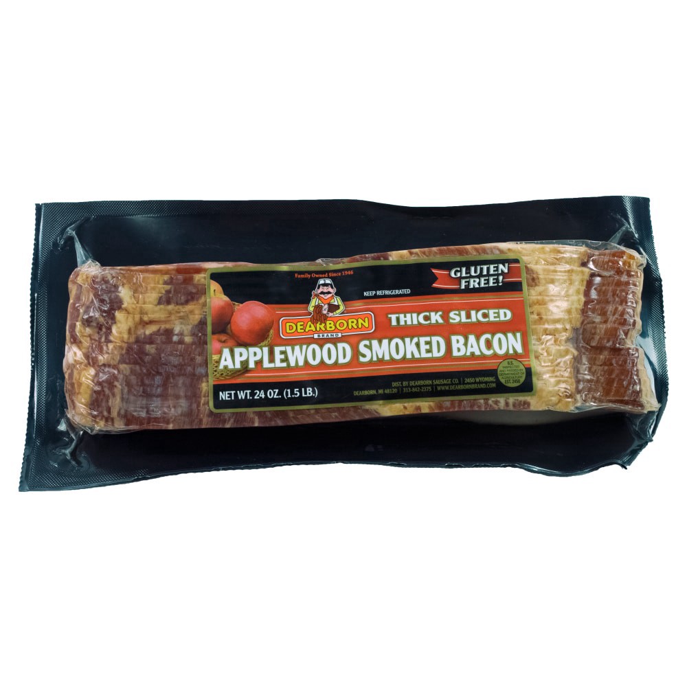 slide 1 of 1, Dearborn Brand Applewood Cured Sliced Ba, 24 oz
