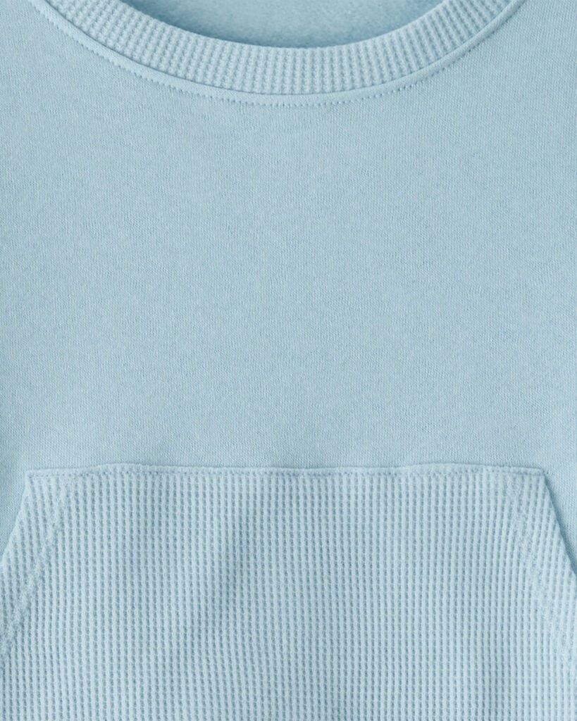 slide 2 of 2, Carter's Carters Girls Thermal Sweatshirt & Flared Pant Set - Blue Blue 6-6X, 1 ct