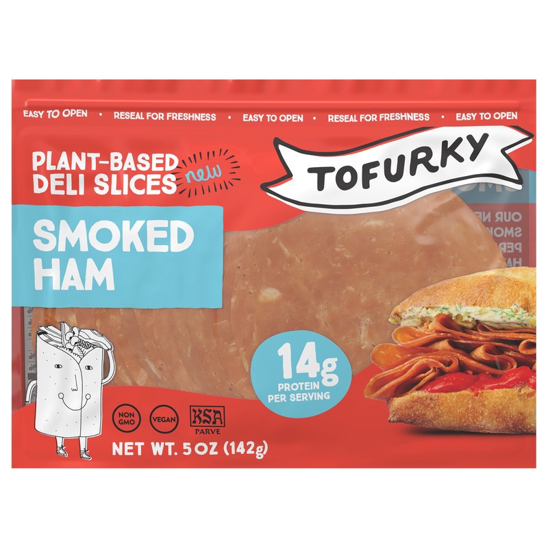 slide 1 of 3, Tofurky Next Gen Deli Slices Smoked Ham, 5 oz