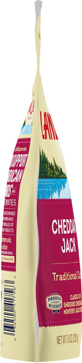 slide 6 of 9, Land O'Lakes Cheddar Jack Traditional Cut Shredded Cheese, 8 oz