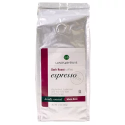 L&B Whole Bean Espresso Roast Coffee - 12 oz