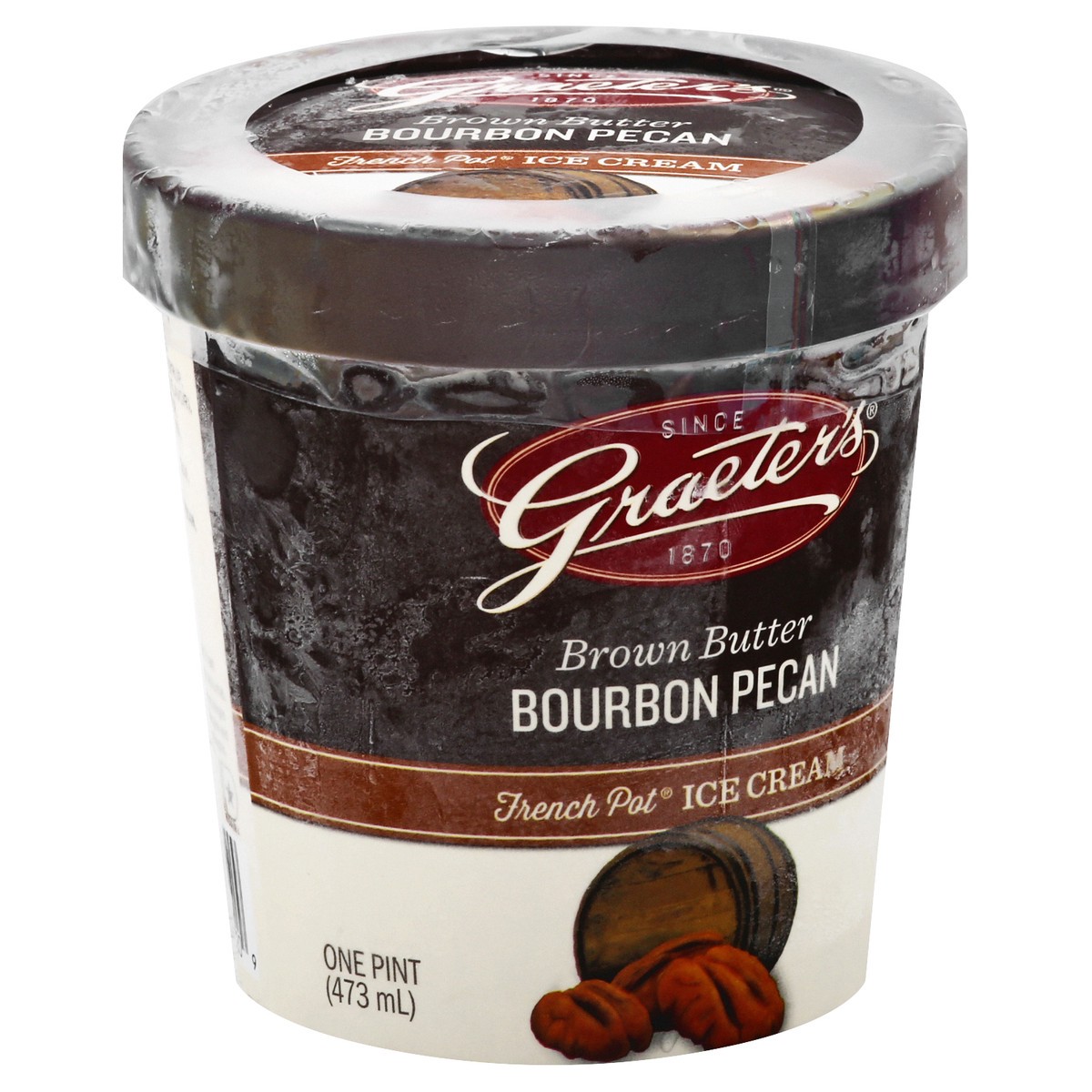 slide 5 of 9, Graeter's French Pot Brown Butter Bourbon Pecan Ice Cream 1 pt, 1 pint