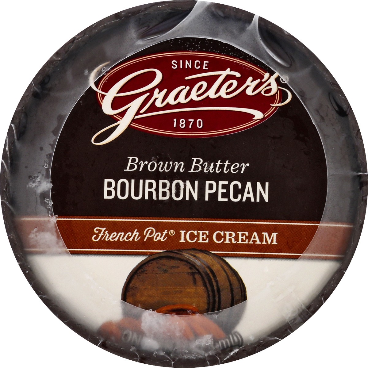 slide 9 of 9, Graeter's French Pot Brown Butter Bourbon Pecan Ice Cream 1 pt, 1 pint