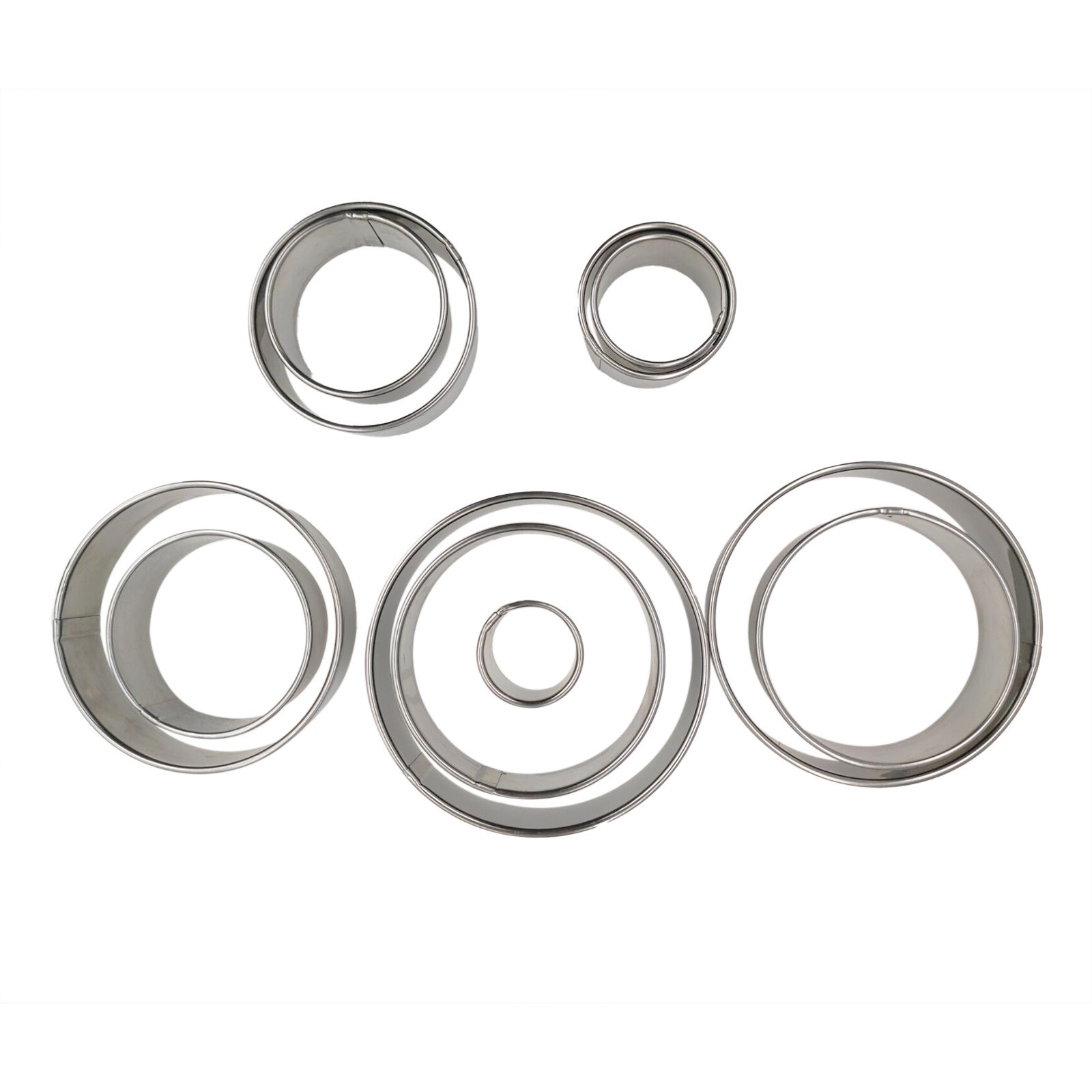 slide 2 of 3, 12-Piece Fondant Circle Cutter Set By Celebrate It, 12 ct