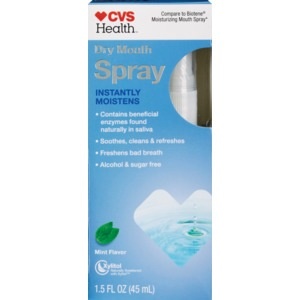 slide 1 of 1, CVS Health Dry Mouth Spray Mint Flavor, 1.5 fl oz; 45 ml